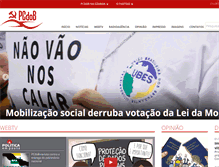 Tablet Screenshot of liderancapcdob.org.br